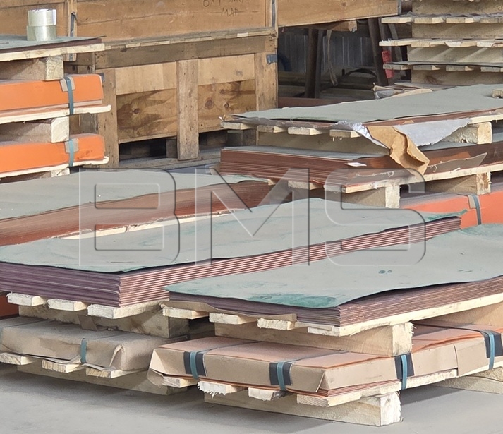 Лист  медный 10х600х1500 горячекатаный ст.М1