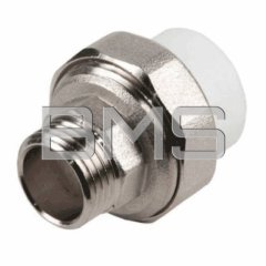 Муфта PP-R комбинированная разъемная белая НР Дн 20х1/2" VALFEX 10156015